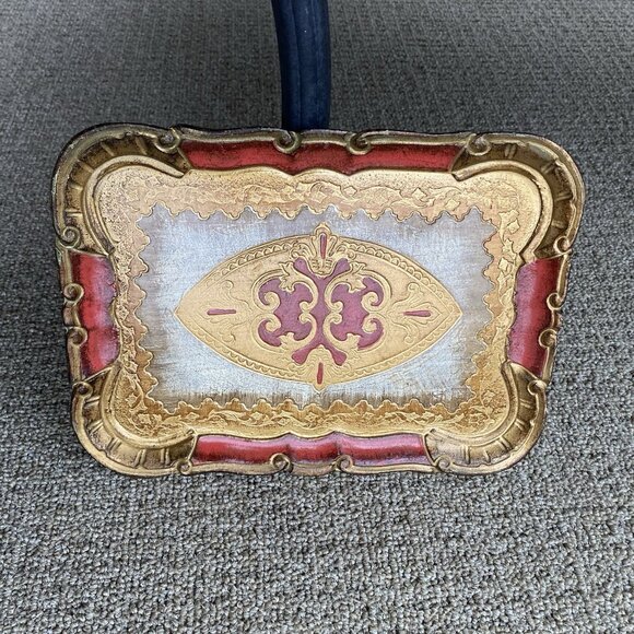 Vintage Florentine Gilded Wood Tray - Picture 6 of 7